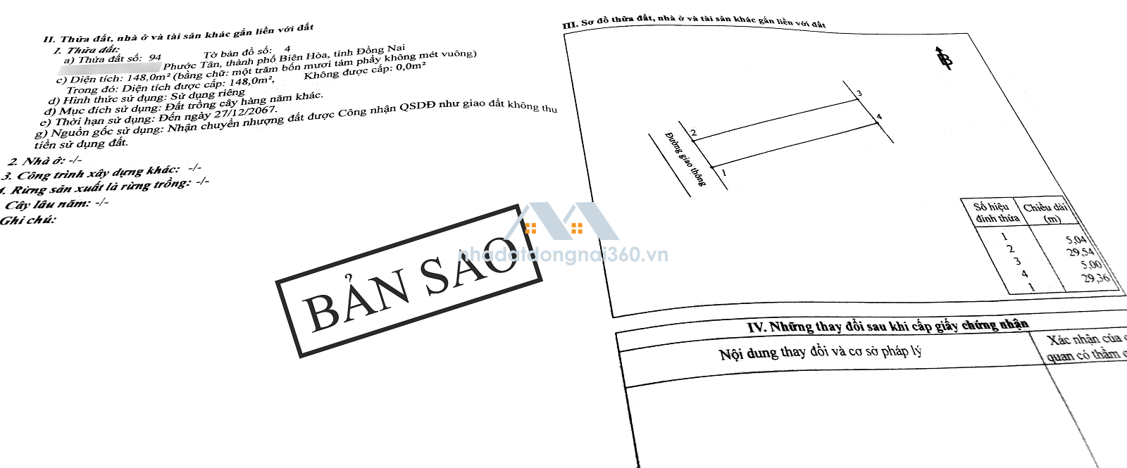 Bán đất Tân Cang, phường Phước Tân TP Biên Hòa Đồng Nai