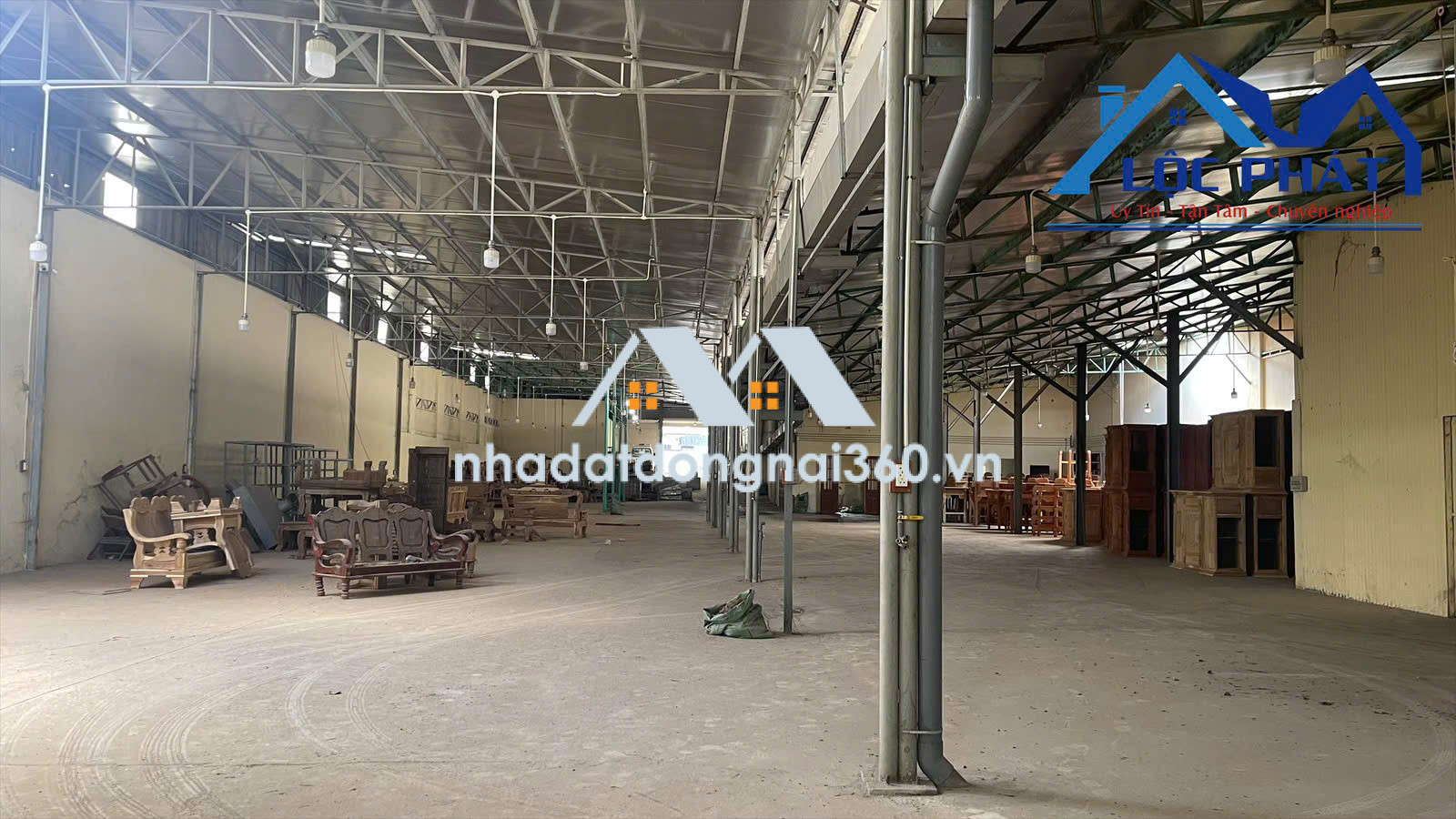 Cho thuê nhà xưởng giá rẻ 2000m2 chỉ 55 triệu. Tân Hoà-Biên Hoà-Đồng Nai