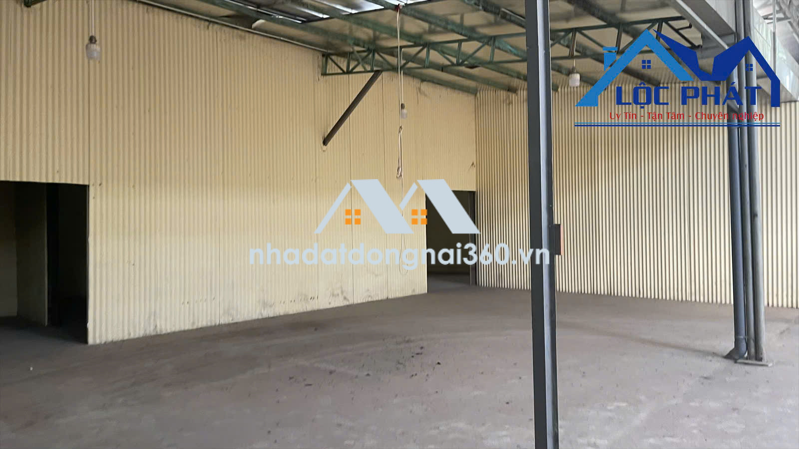 Cho thuê nhà xưởng giá rẻ 2000m2 chỉ 55 triệu. Tân Hoà-Biên Hoà-Đồng Nai