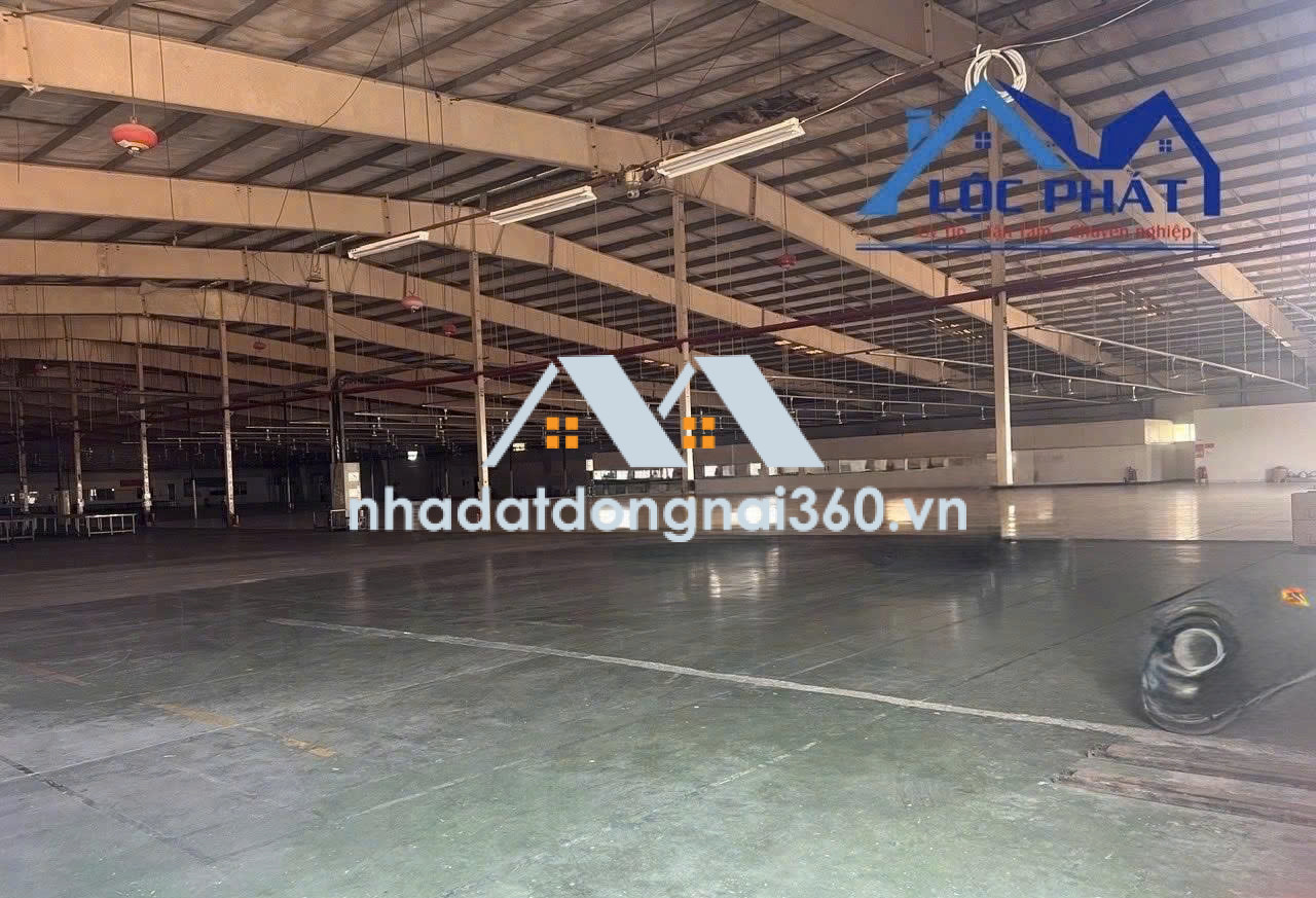 Cho thuê nhà xưởng 19.000m2 giá chỉ 1,2 tỷ (4,3usd/m2 nhà xưởng) KCN Nhơn Trạch-Đồng Nai
