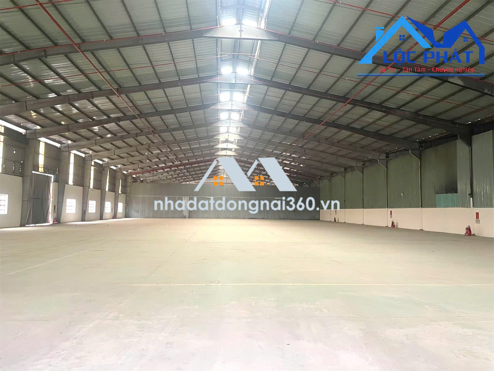 Cho thuê xưởng 2.508m2 giá chỉ 272 triệu KCN Tam Phước-Biên Hoà-Đồng Nai