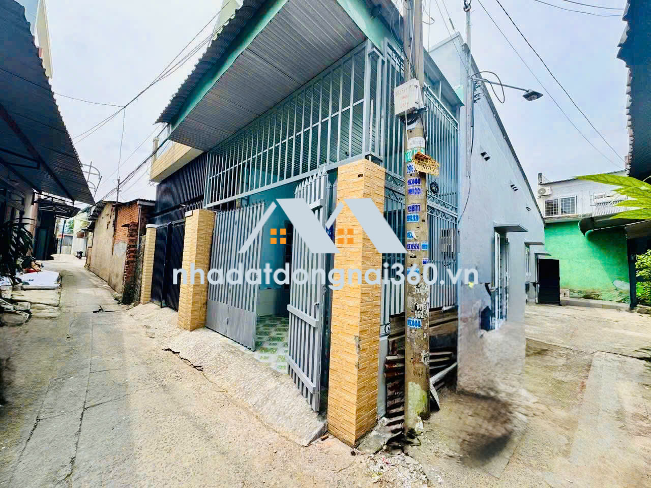 BÁN NHÀ 2 MẶT TIỀN, 60M2, HOÀN CÔNG,ĐƯỜNG Ô TÔ, BÌNH ĐA, BIÊN HÒA. GIÁ 2,2 TỶ