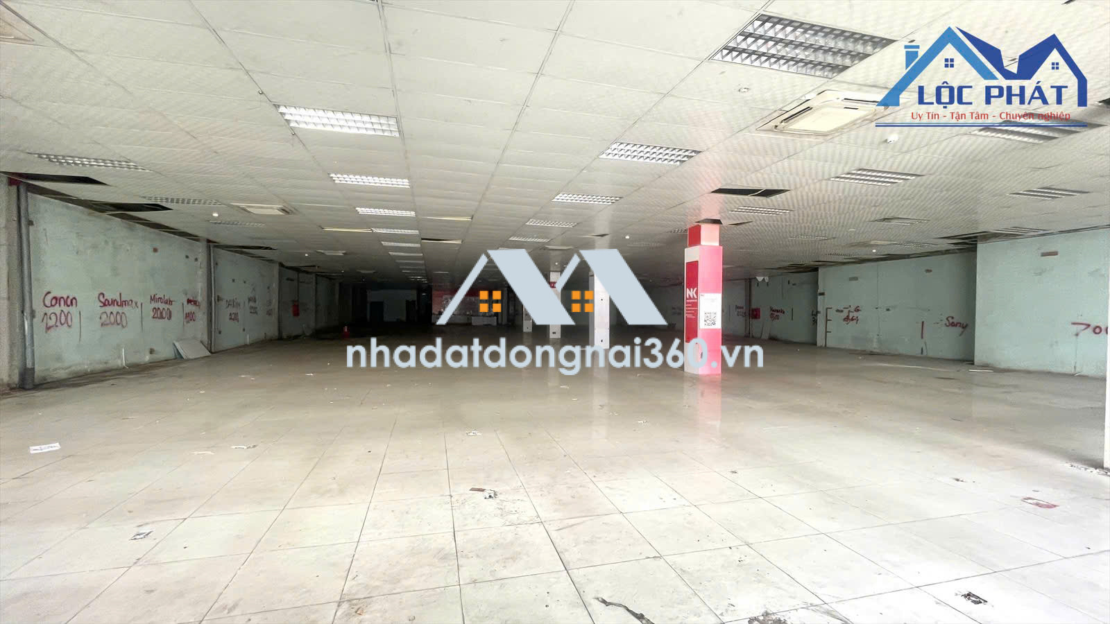 Cho thuê Mặt bằng kinh doanh 2.200m2 giá chỉ 100 triệu. Hố Nai-Trảng Bom-Đồng Nai