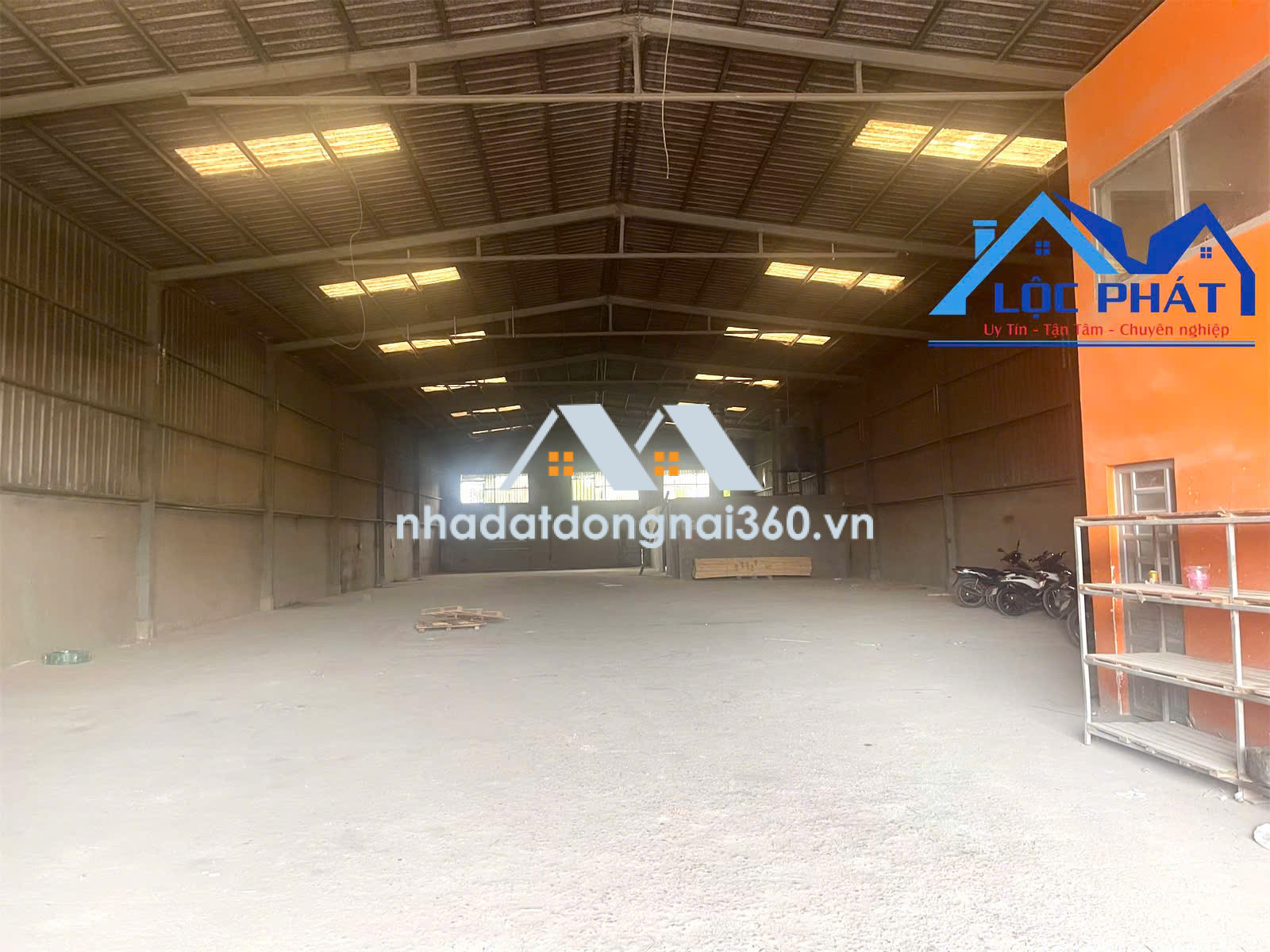 Cho thuê nhà xưởng 1.000m2 giá chỉ 35 triệu/tháng. An Phước-Long Thành-Đồng Nai