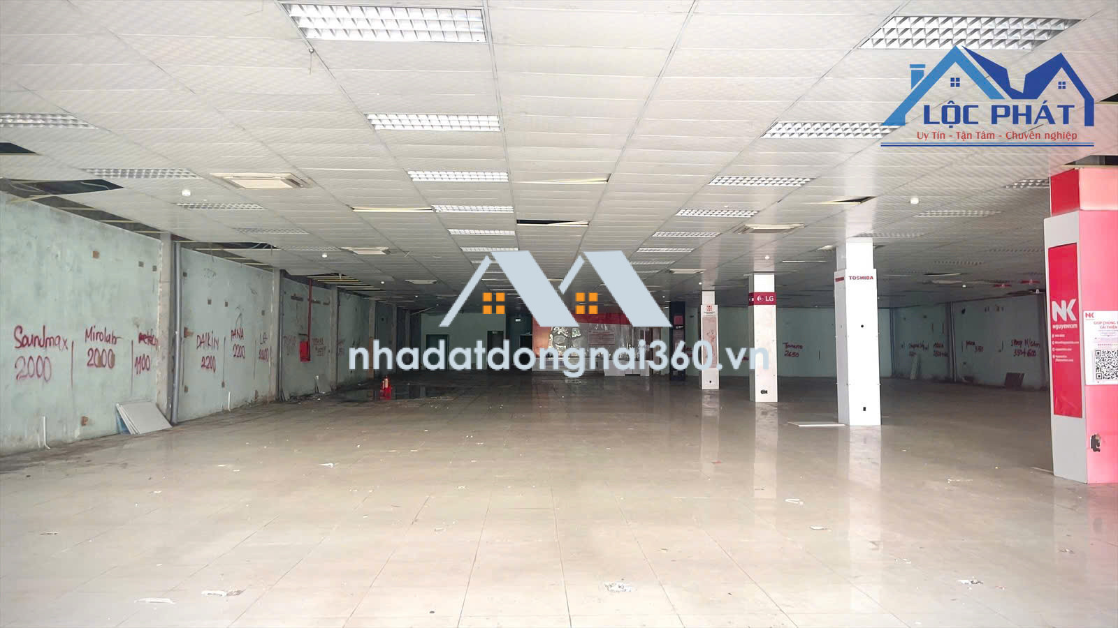 Cho thuê Mặt bằng kinh doanh 2.300m2 giá chỉ 100 triệu. Hố Nai-Trảng Bom-Đồng Nai