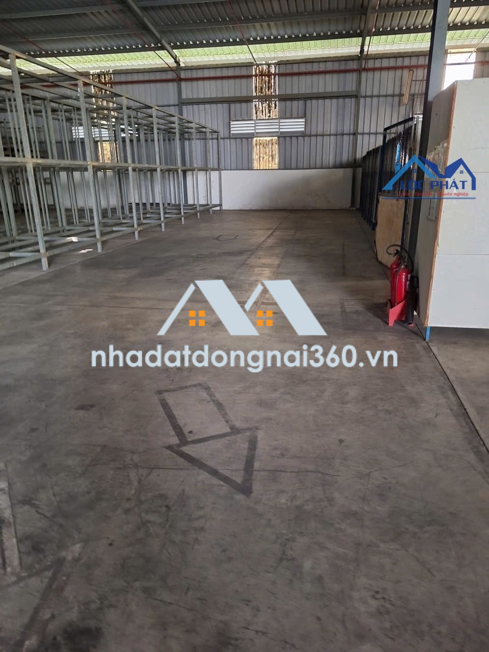 Cho thuê nhà xưởng 1.700m2 giá chỉ 4,3 usd/m2. KCN Nhơn Trạch-Đồng Nai