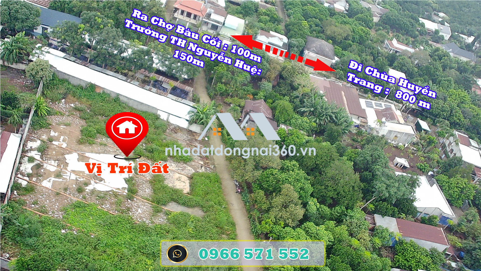 BÁN ĐẤT THỔ CƯ SAU CHỢ BẦU CỐI, P BẢO VINH. GIÁ CHỈ 4,9 Tr/1m2