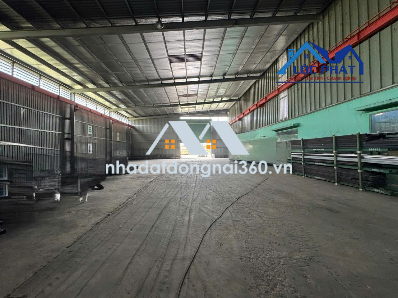 Cho thuê nhà xưởng 2.240m2 giá rẻ chỉ 186 triệu. Tam Phước-Biên Hòa-ĐN