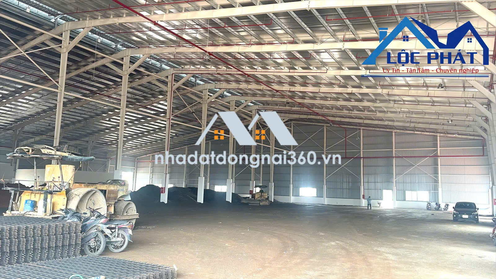 Cho thuê nhà xưởng mới 100% 9.500m2 giá chỉ 580 triệu. KCN Trảng Bom-Đồng Nai