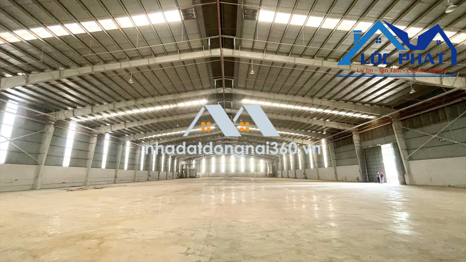 Cho thuê kho 5600m2 trong  KCN Đồng Nai giá 70k/m2