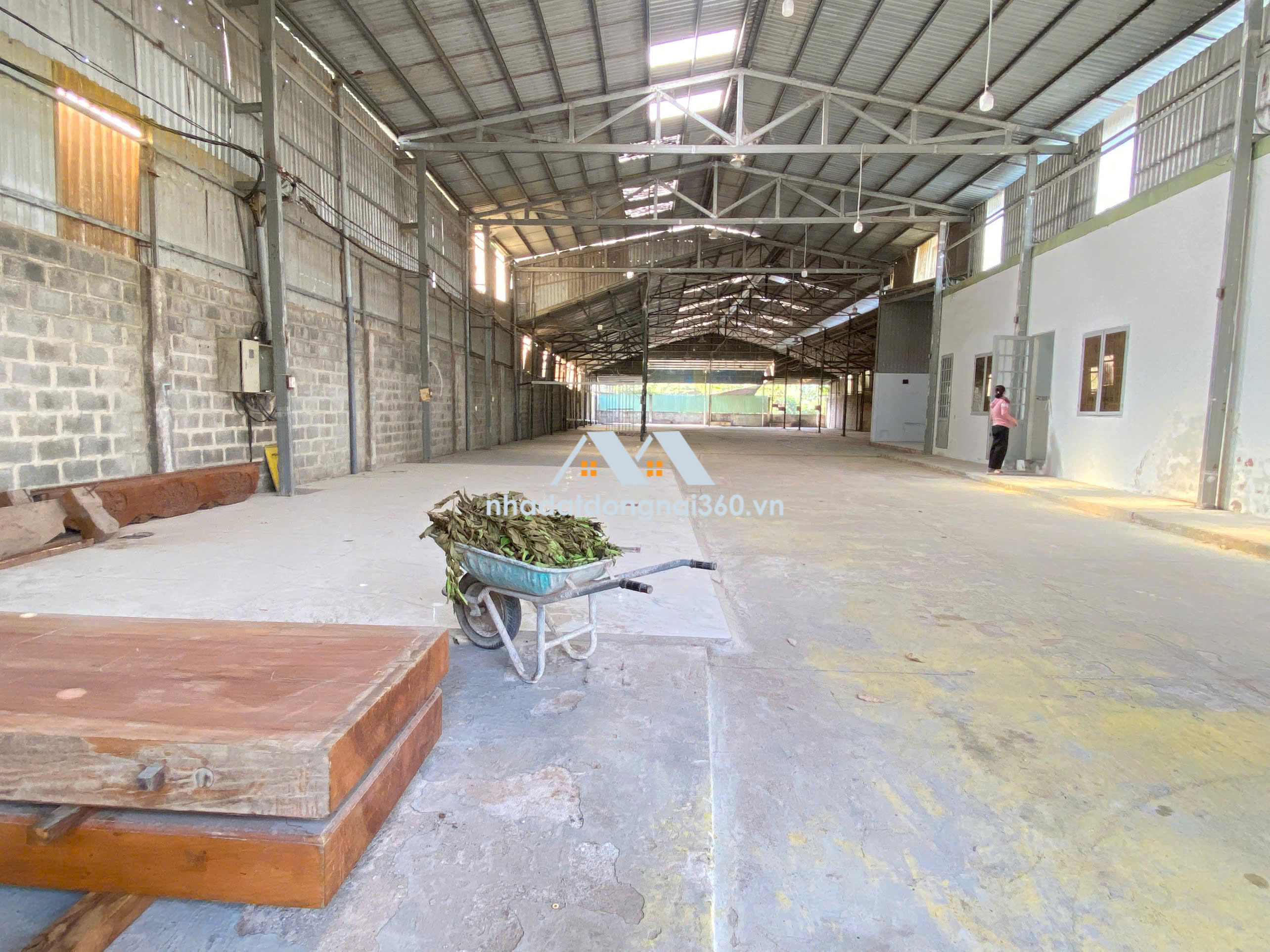 Cho thuê nhà xưởng 1.500m2 giá chỉ 37 triệu. Biên Hòa-Đồng Nai