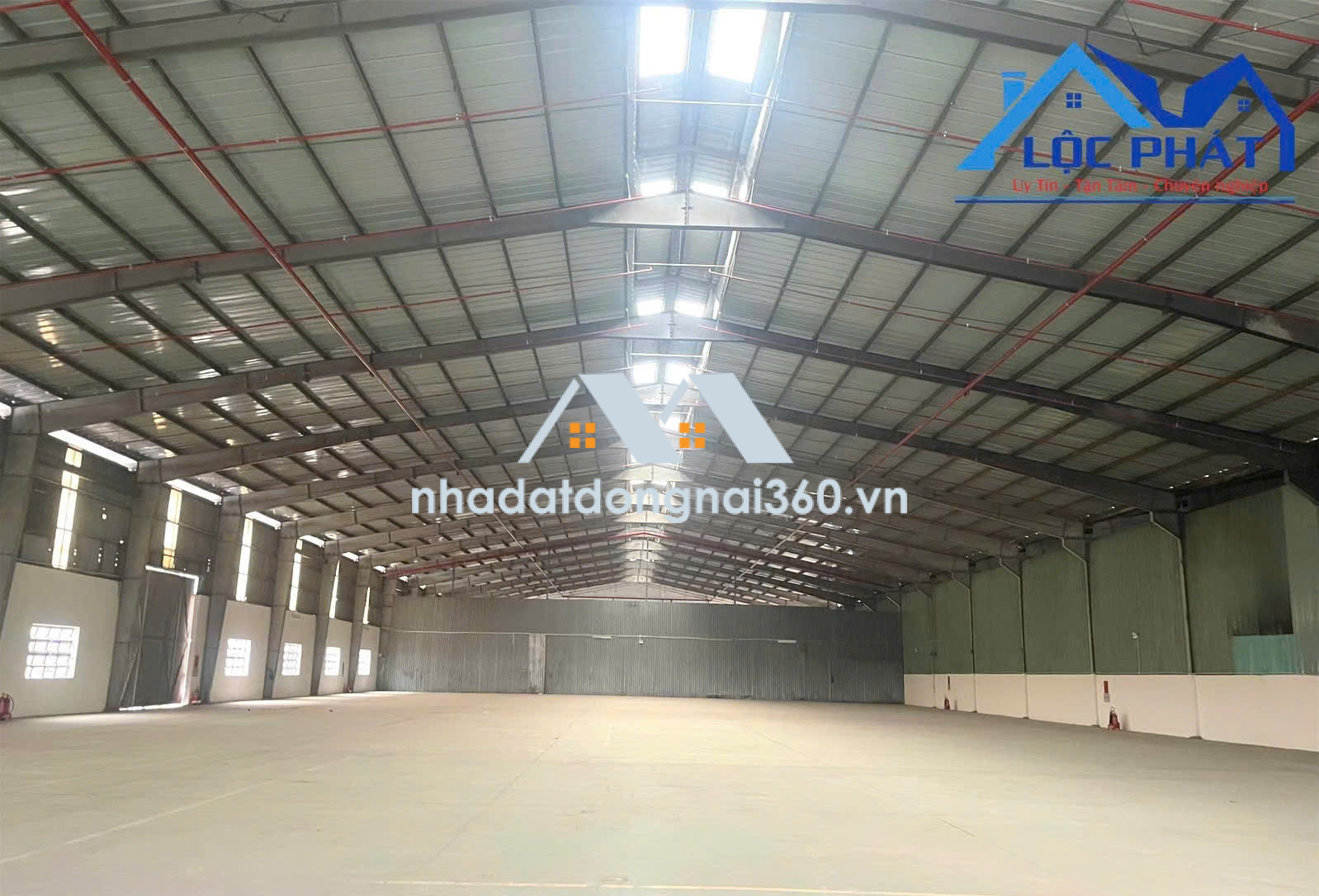 Cho thuê nhà xưởng 1.340m2 giá chỉ 156 triệu. KCN Tam Phước-Biên Hoà-Đồng Nai