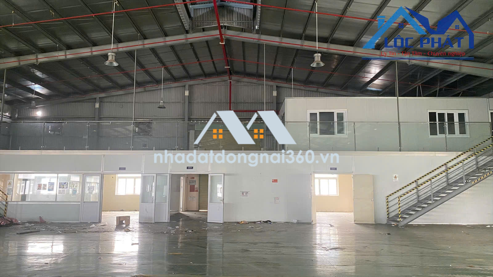 Cho thuê xưởng 2.640m2 KCN Long Thành, Đồng Nai giá 363tr/tháng