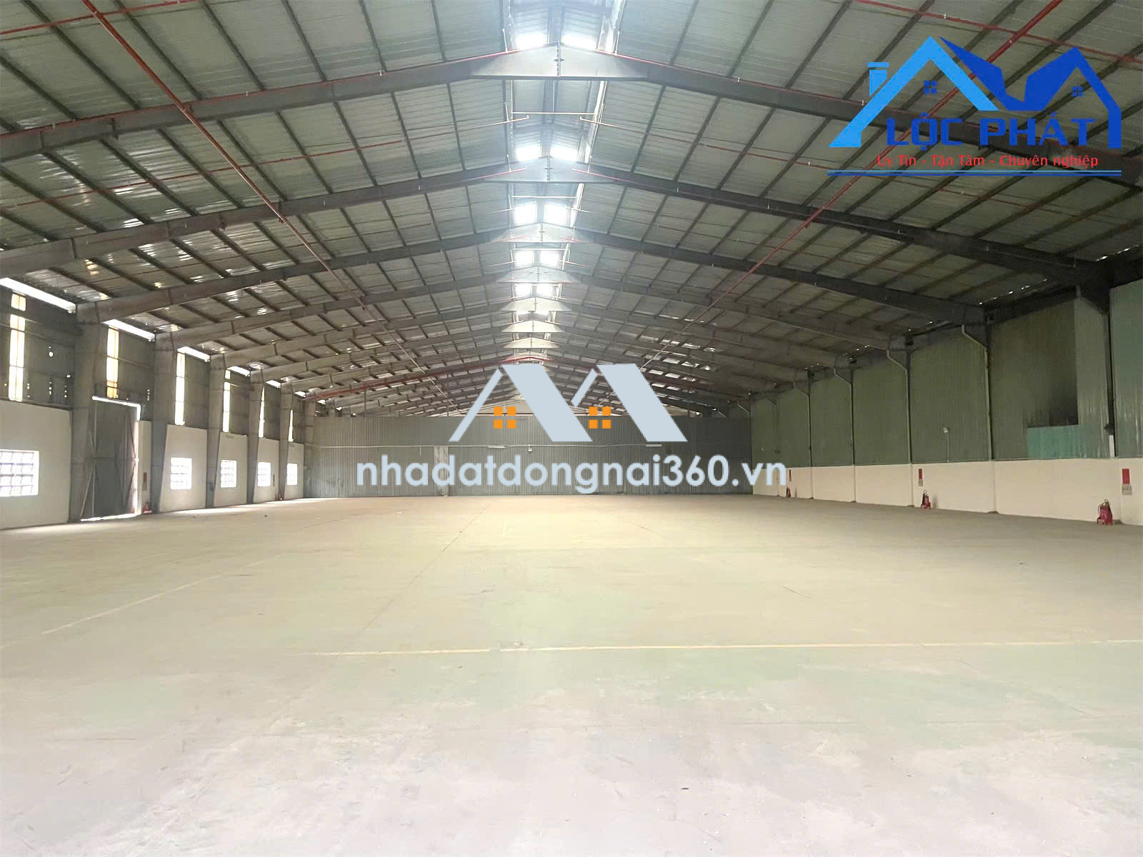 Cho thuê xưởng 1340m2  KCN Tam Phươc, Biên Hoà, Đồng Nai giá 4,5usd