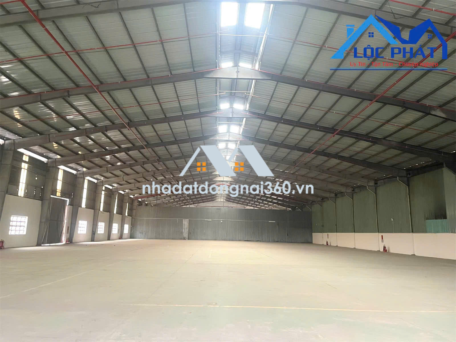 Cho thuê xưởng 1340m2  KCN Tam Phươc, Biên Hoà, Đồng Nai giá 4,5usd