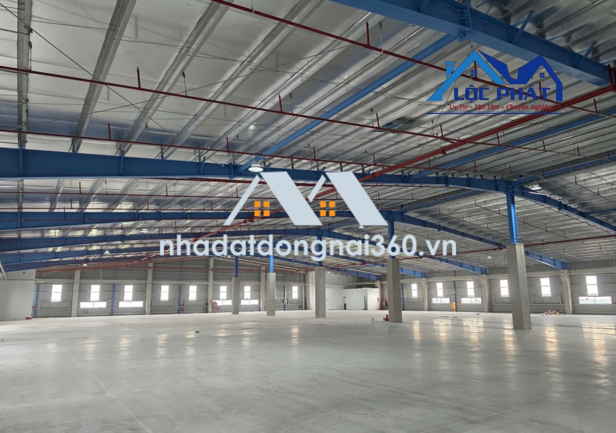 Cho thuê xưởng KCN Nhơn Trạch Đồng Nai 21.236 m2 chỉ 4,6 usd/m2