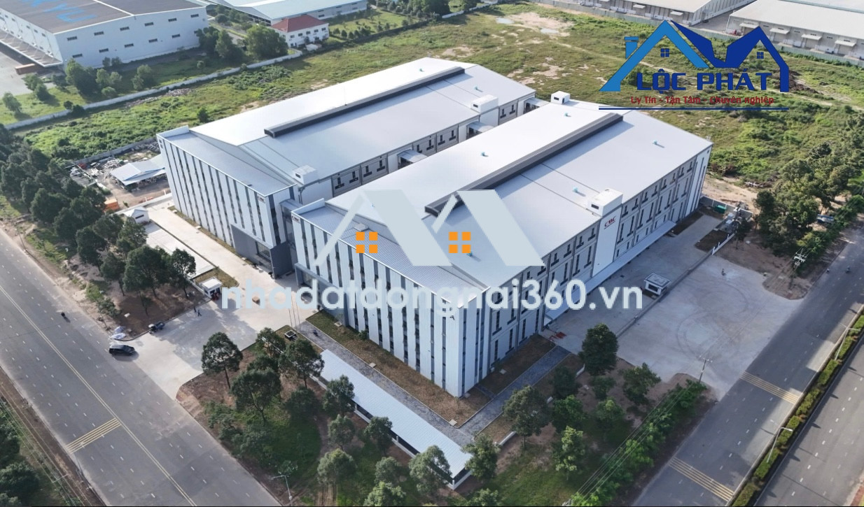 Cho thuê xưởng KCN Nhơn Trạch Đồng Nai 21.236 m2 chỉ 4,6 usd/m2