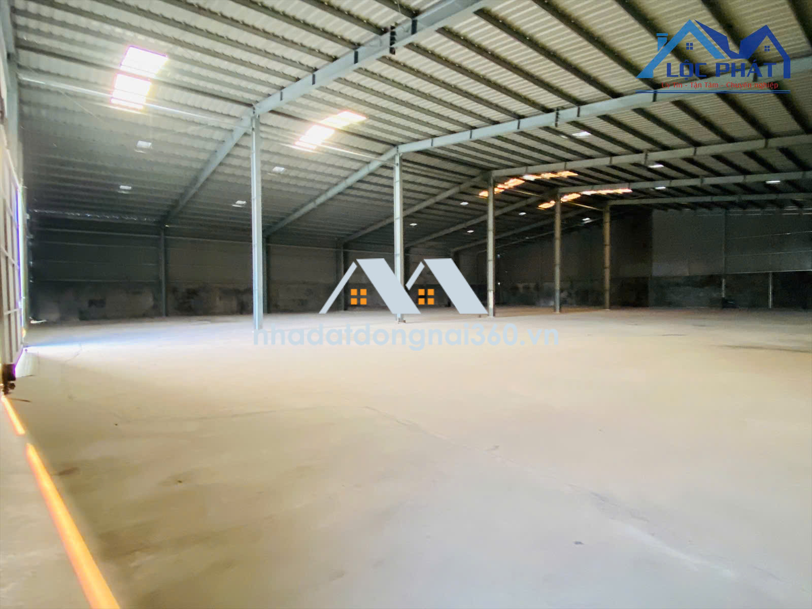 Cho thuê nhà xưởng DT: 5.000m2 giá rẻ chỉ 60 triệu. Trảng Dài-Đồng Nai