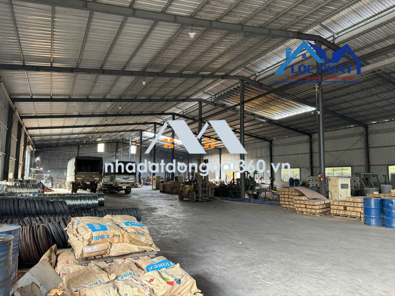 Cho thuê nhà xưởng 1.700m2 giá chỉ 85 triệu. Long Thành-Đồng Nai