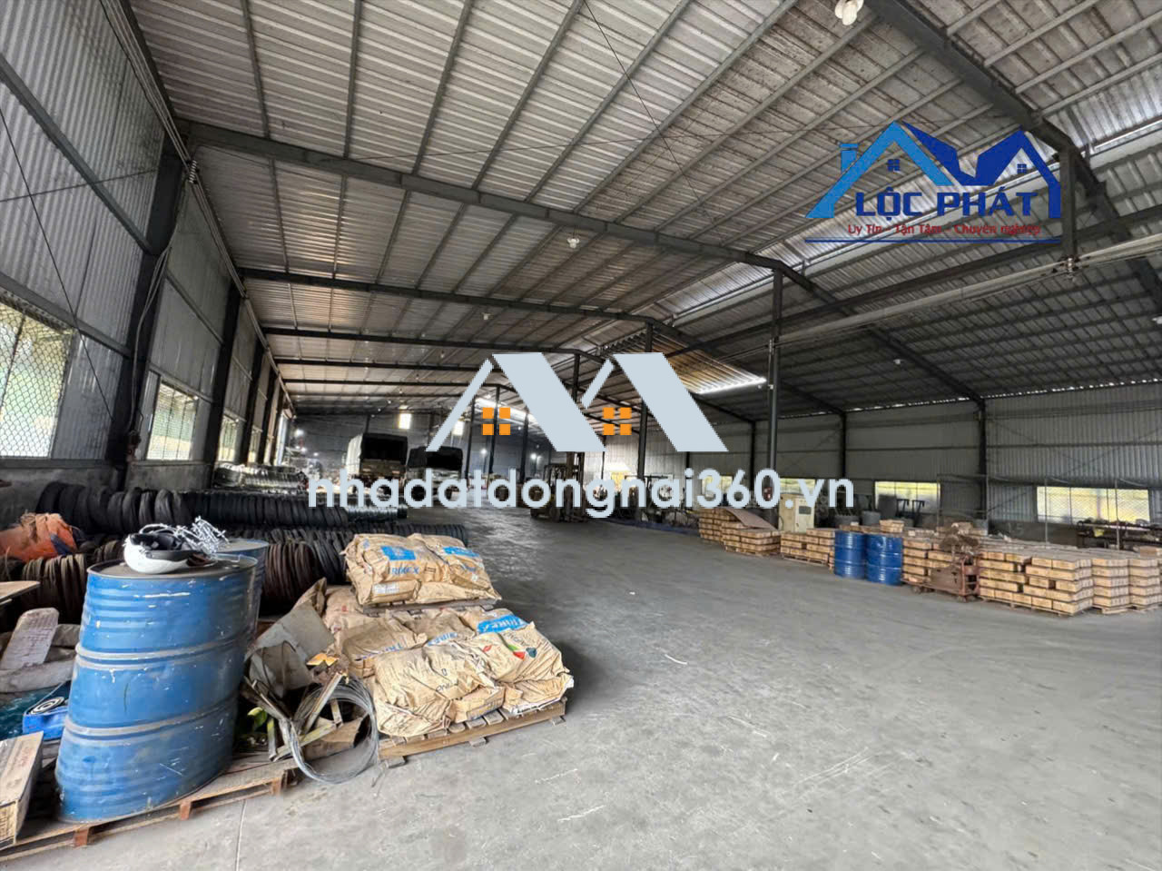 Cho thuê nhà xưởng 1.700m2 giá chỉ 85 triệu. Long Thành-Đồng Nai