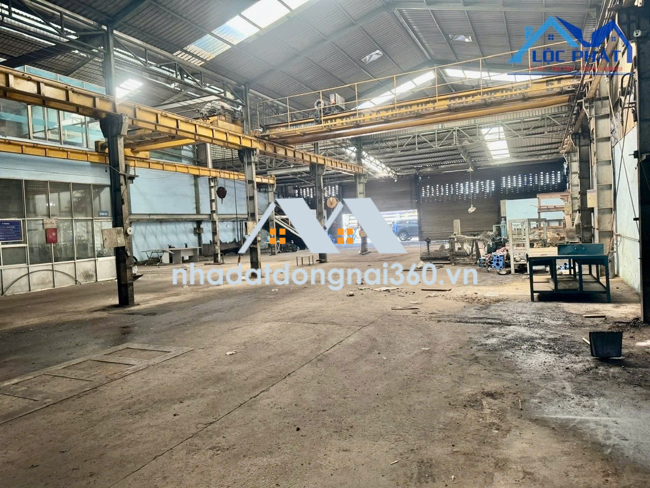 Cho thuê xưởng 2.000m2 có cẩu trục giá chỉ 120 triệu. Phước Tân-Biên Hòa-Đồng Nai
