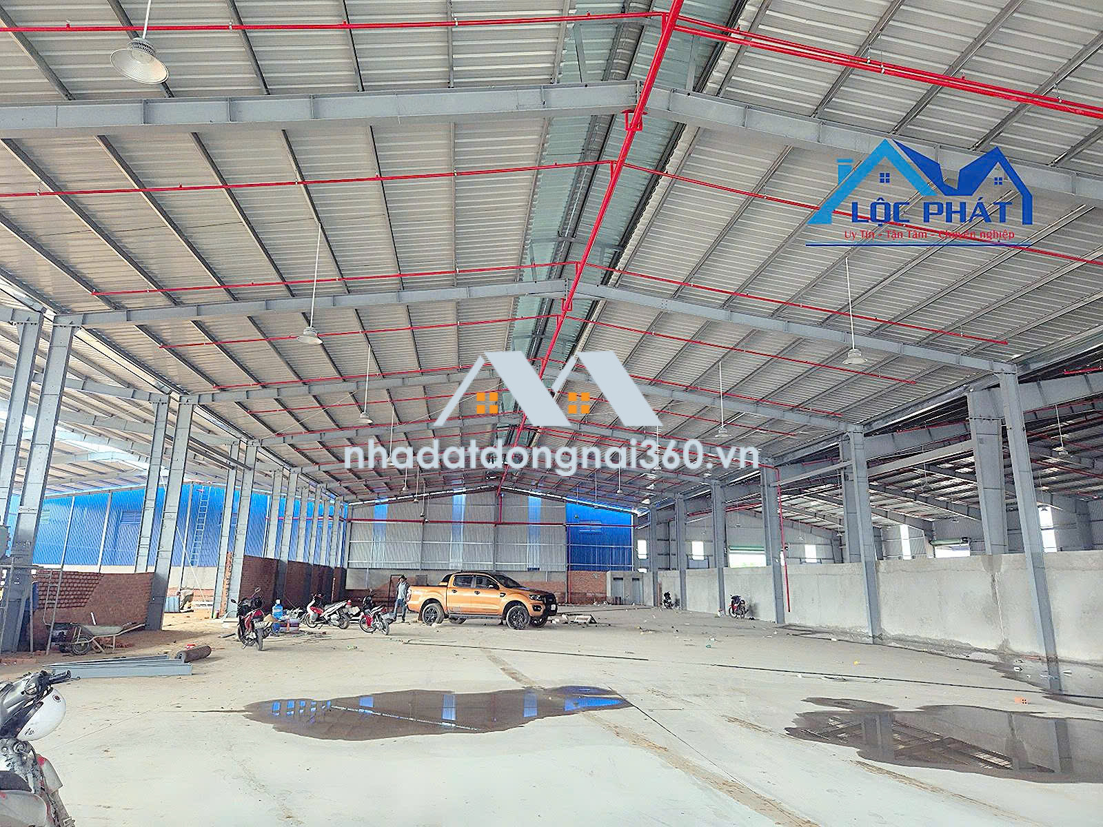 Cho thuê kho xưởng 4.690m2 giá chỉ 376 triệu. Long Thành-Đồng Nai