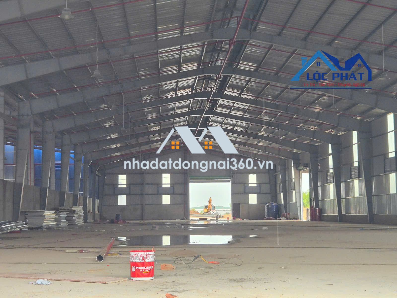 Cho thuê kho xưởng gần 5.000m2 giá rẻ chỉ 376 triệu. Long Thành-Đồng Nai