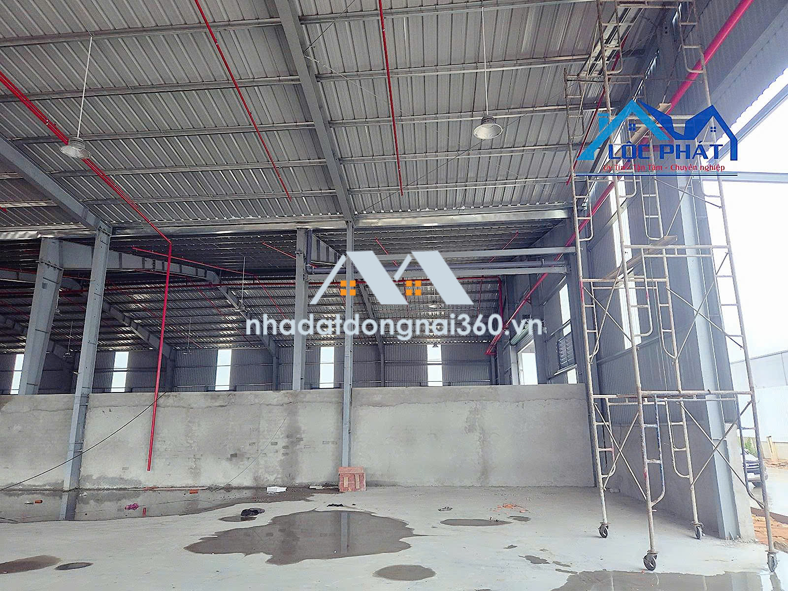 Cho thuê kho xưởng gần 5.000m2 giá rẻ chỉ 376 triệu. Long Thành-Đồng Nai