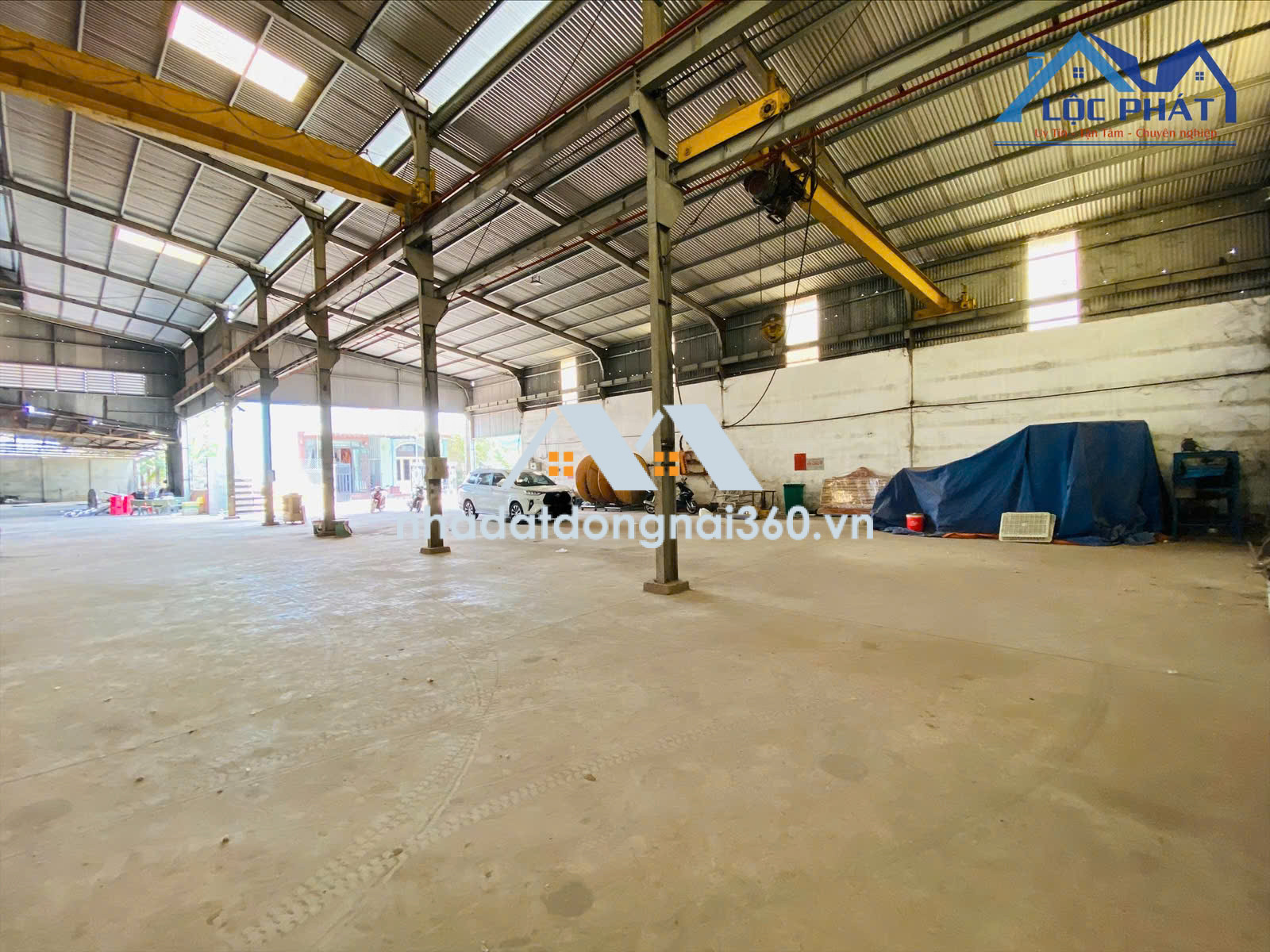 Cho thuê nhà xưởng 2.100m2 giá chỉ 40 triệu. Hố Nai-Trảng Bom-Đồng Nai
