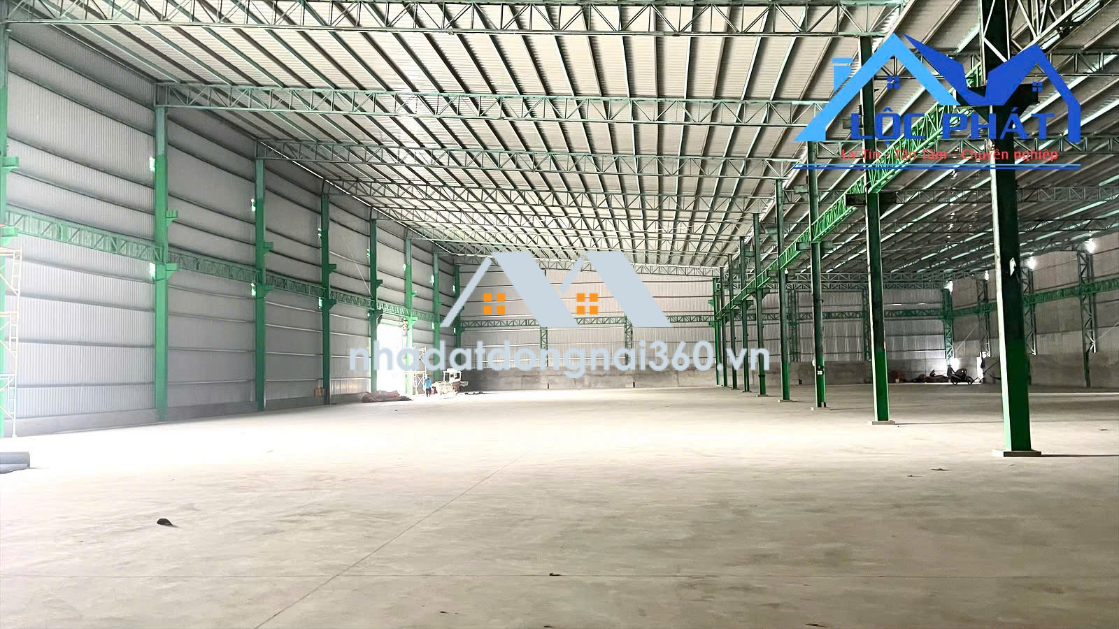 Cho thuê kho, nhà xưởng tại Xã Nhơn Trạch, Đồng Nai giá 120 Triệu