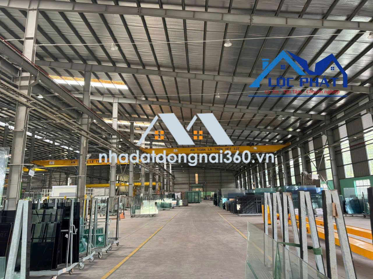 Cho thuê xưởng 4000m2 P Tam Phước, Đồng Nai giá rẻ 3,2US/m2 có PCCC