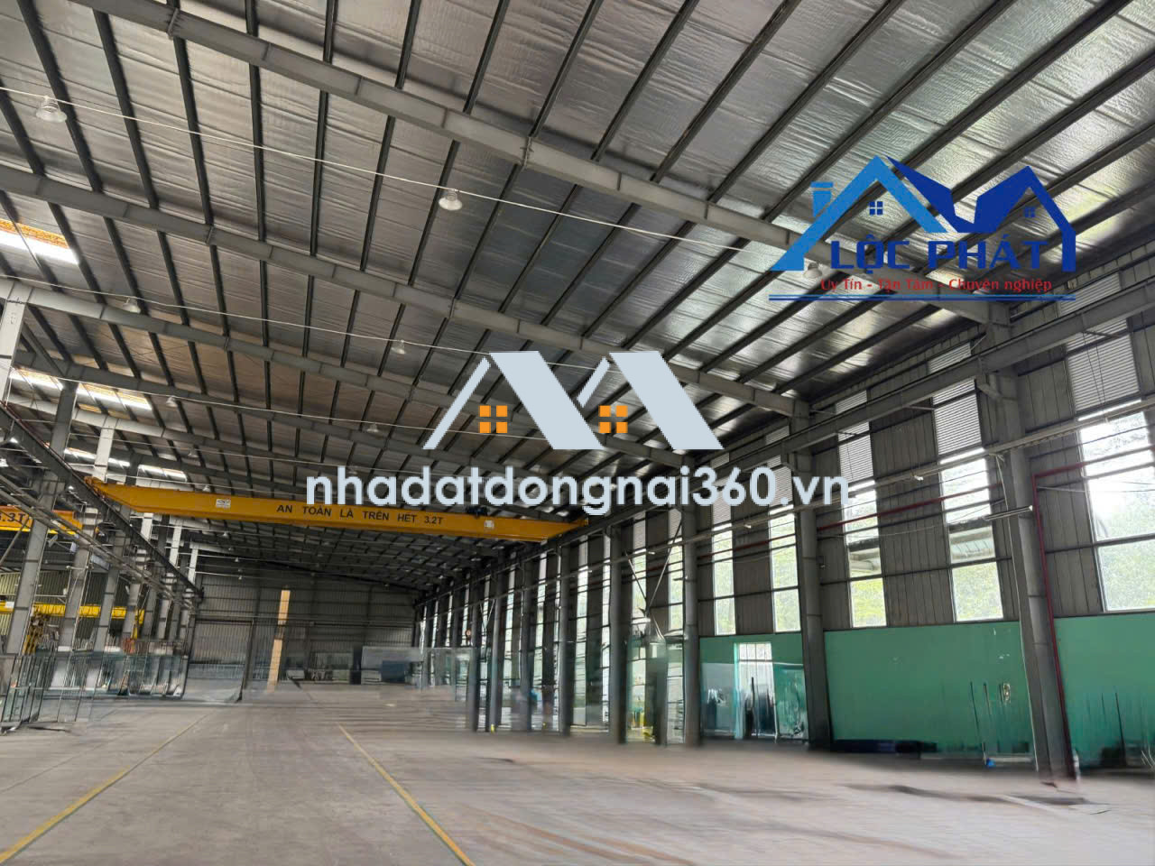 Cho thuê nhà xưởng 4.000m2 giá chỉ 335 triệu. Tam Phước-Biên Hòa-Đồng Nai