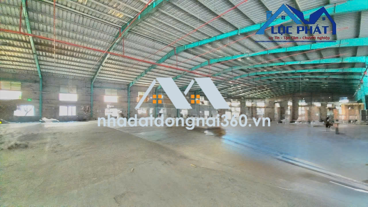 Cho thuê nhà xưởng 6.000m2 giá chỉ 300 triệu. Long Thành-Đồng Nai