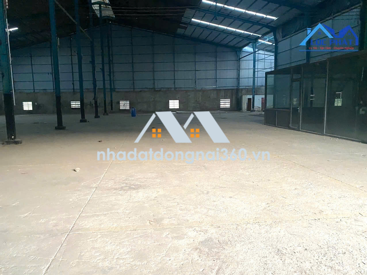 Cho thuê nhà xưởng giá chỉ 65 triệu dt: 1.800m2. Hố Nai-Tp Đồng Nai