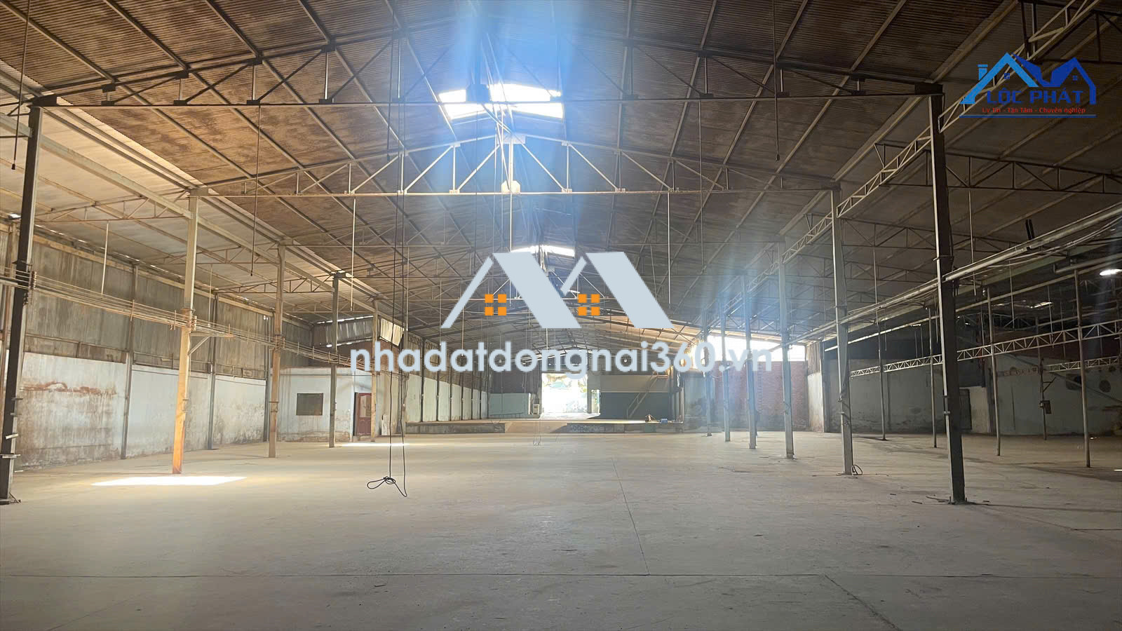 Cho thuê xưởng SX 3200m2 phường Long Bình, Đồng Nai giá 120tr