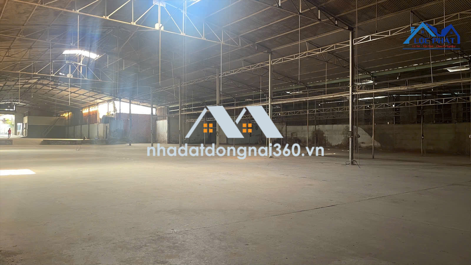 Cho thuê xưởng SX 3200m2 phường Long Bình, Đồng Nai giá 120tr