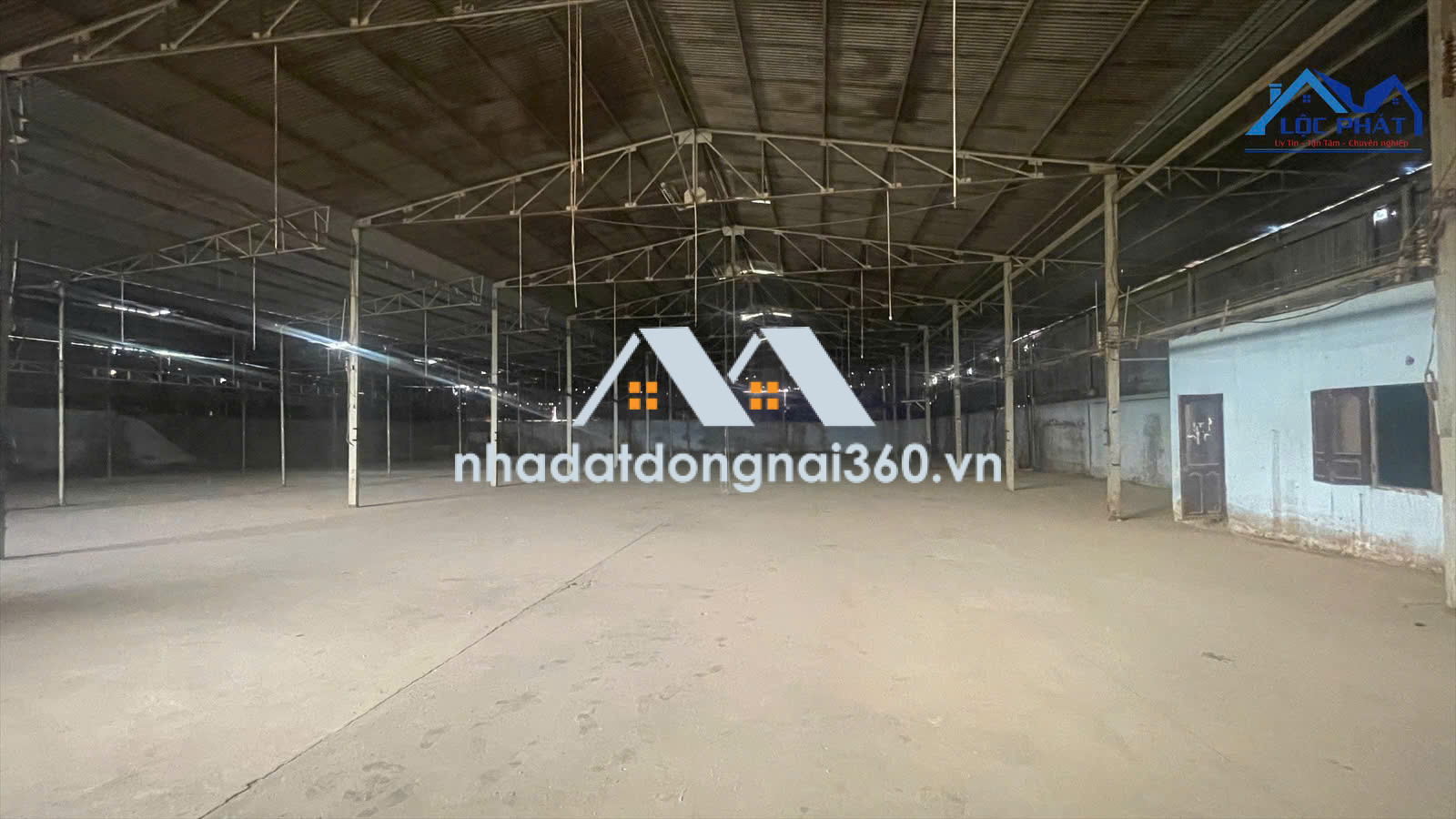 Cho thuê xưởng SX 3200m2 phường Long Bình, Đồng Nai giá 120tr
