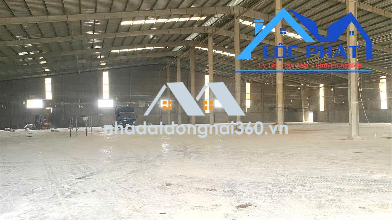 Cho thuê nhà xưởng 5.000m2 giá rẻ chỉ 200 triệu. Hố Nai 3-Trảng Bom-Đồng Nai
