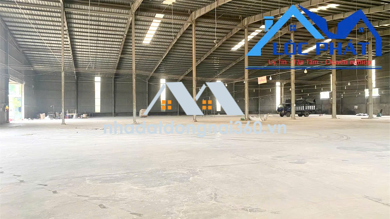 Cho thuê nhà xưởng 5.000m2 giá rẻ chỉ 200 triệu. Hố Nai 3-Trảng Bom-Đồng Nai