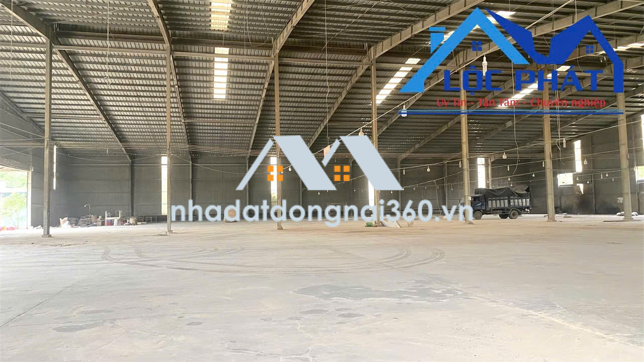 Cho thuê nhà xưởng 5.000m2 giá rẻ chỉ 200 triệu. Hố Nai 3-Trảng Bom-Đồng Nai