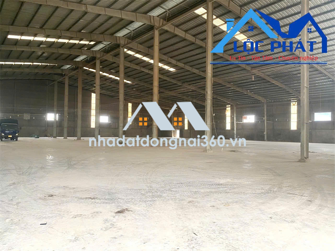 Cho thuê nhà xưởng 5.000m2 giá rẻ chỉ 200 triệu. Hố Nai 3-Trảng Bom-Đồng Nai