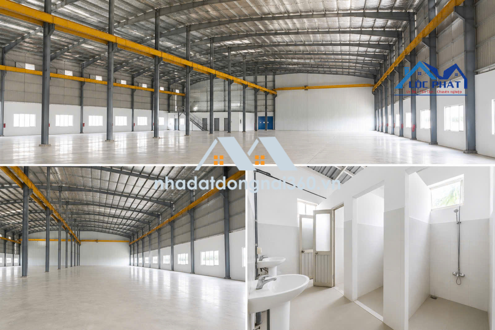 CHO THUÊ NHÀ XƯỞNG CHẤT LƯỢNG CAO TẠI NHƠN TRẠCH – 4.230m² – CHỈ 4,3 USD/m²