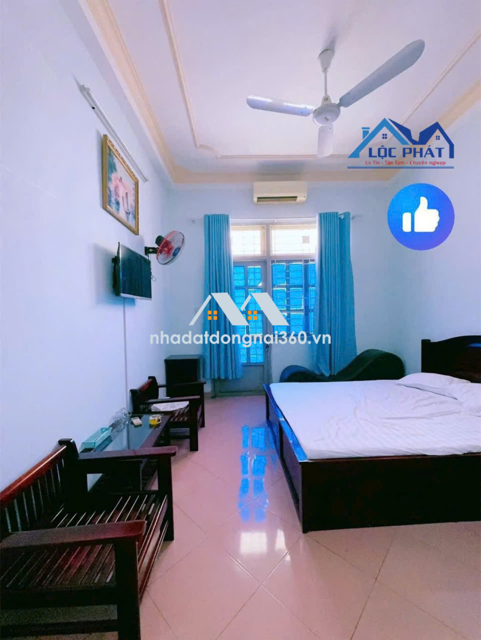 Bán Khách Sạn 1 trệt 2 lầu tại Phường Hóa An TP Biên Hòa dt 800m2 giá 30 tỷ