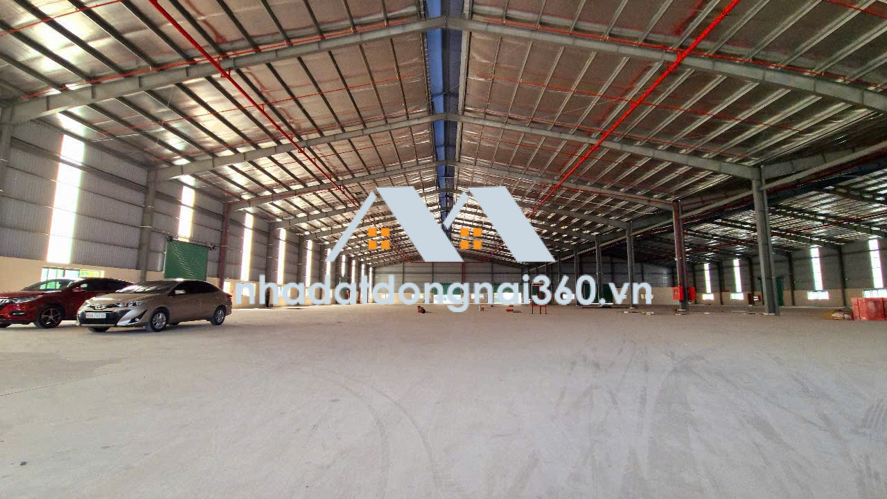 Cho thuê nhà xưởng KCN Đồng Nai DT 5231m2 giá 4,6 USD m2/tháng tương đương 625 triệu/tháng