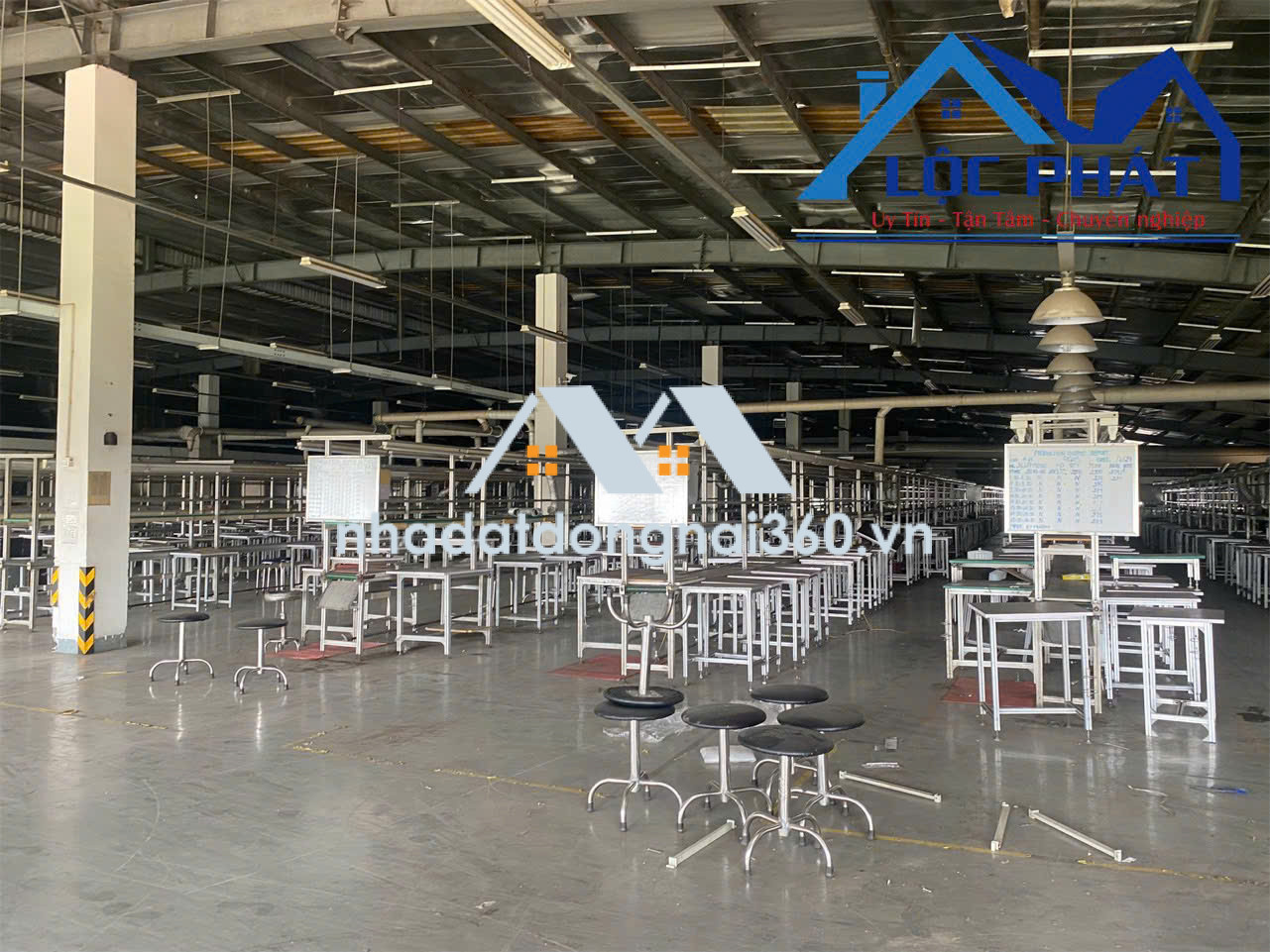Cho thuê nhà xưởng 10.700m2 giá 1 tỷ 50 triệu. KCN Biên Hoà-TP Đồng Nai