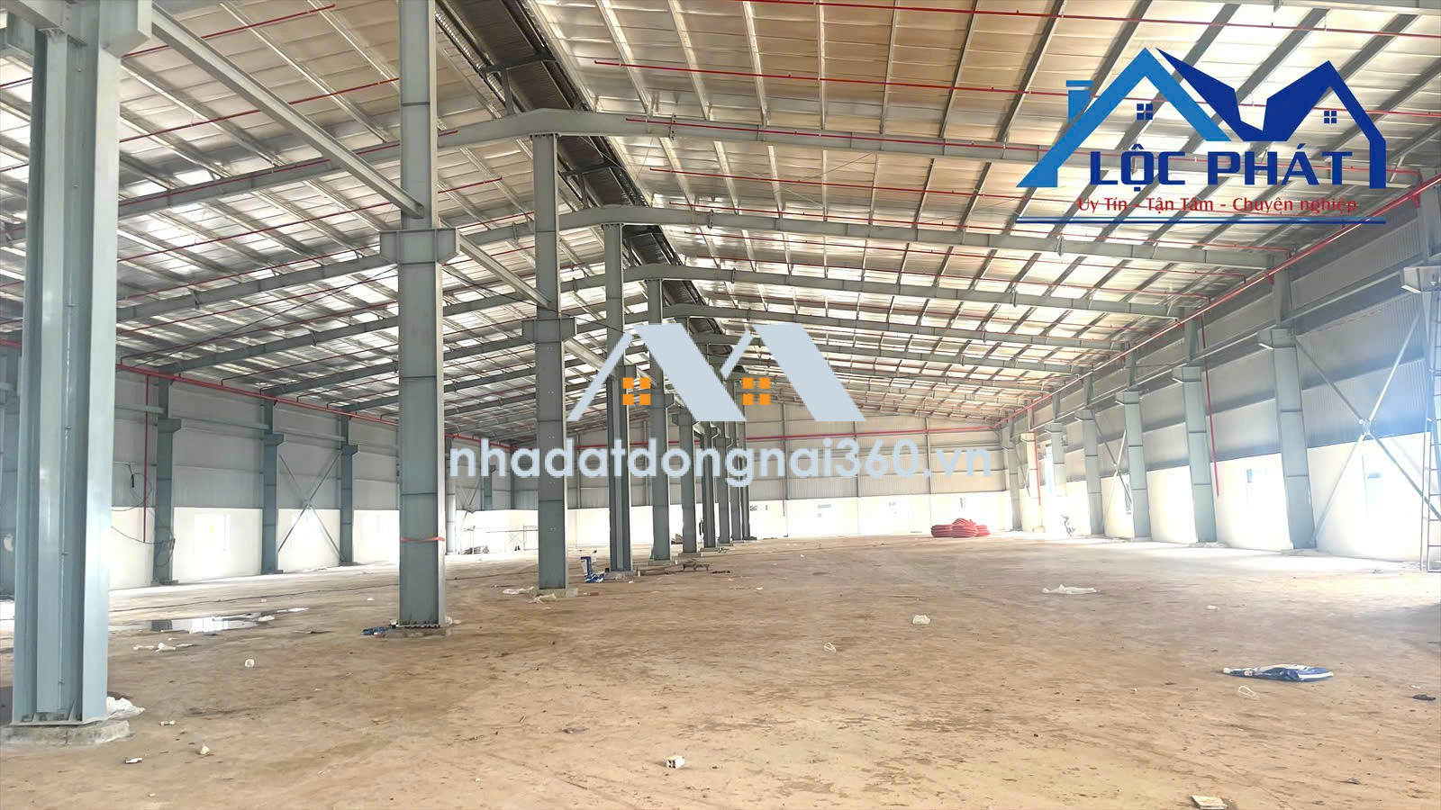 Cho thuê xưởng mới 3.085m2 trong KCN Dầu Giây Đồng Nai giá 3,3usd/m2