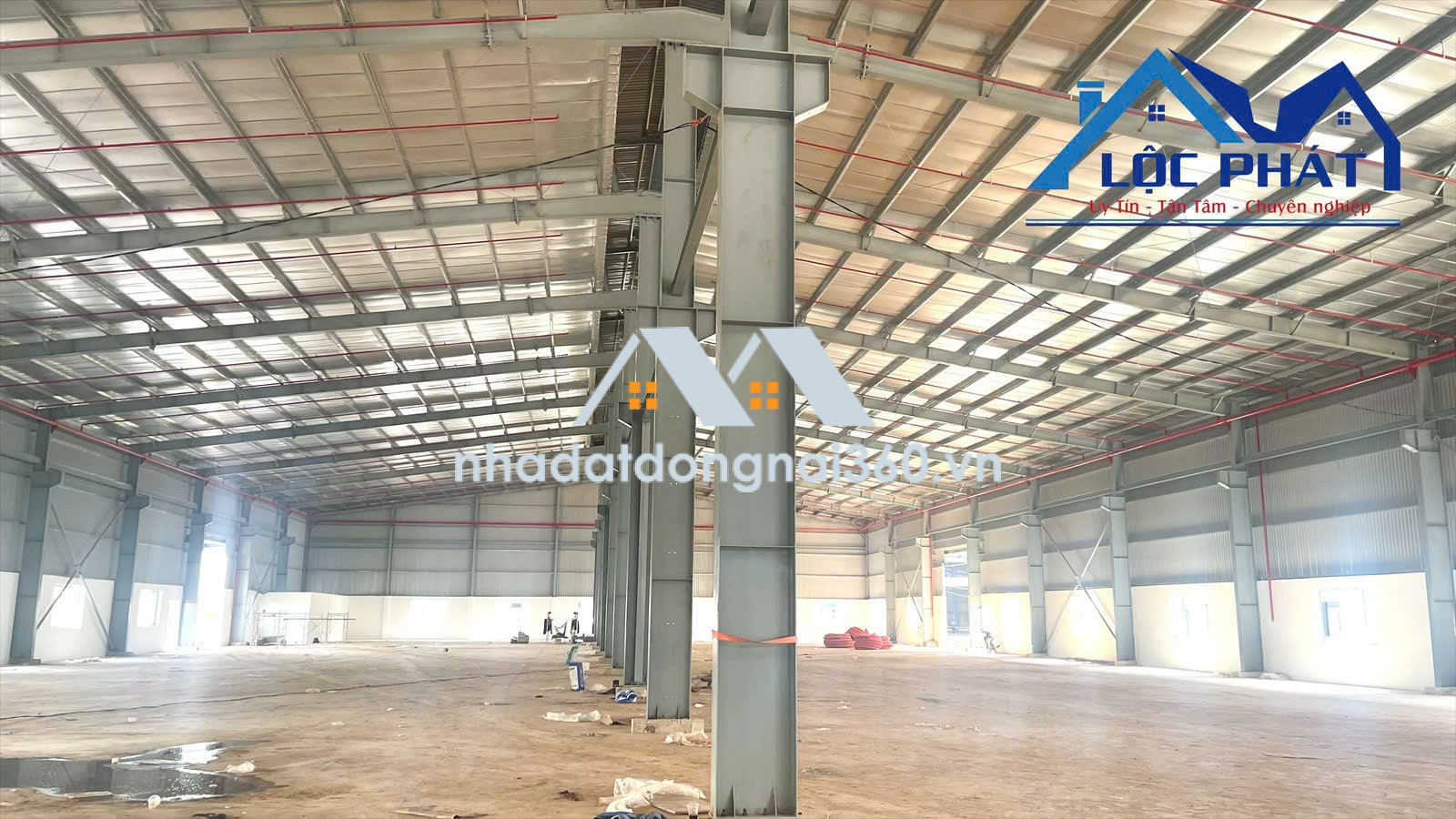 Cho thuê xưởng mới 3.085m2 trong KCN Dầu Giây Đồng Nai giá 3,3usd/m2