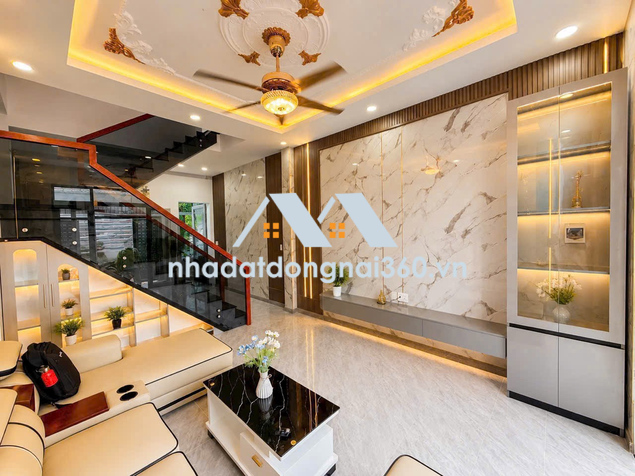 BIÊN HÒA - NHÀ 1 TRỆT 1 LẦU MỚI GẦN CHỢ ĐỒN - 3,2 TỶ