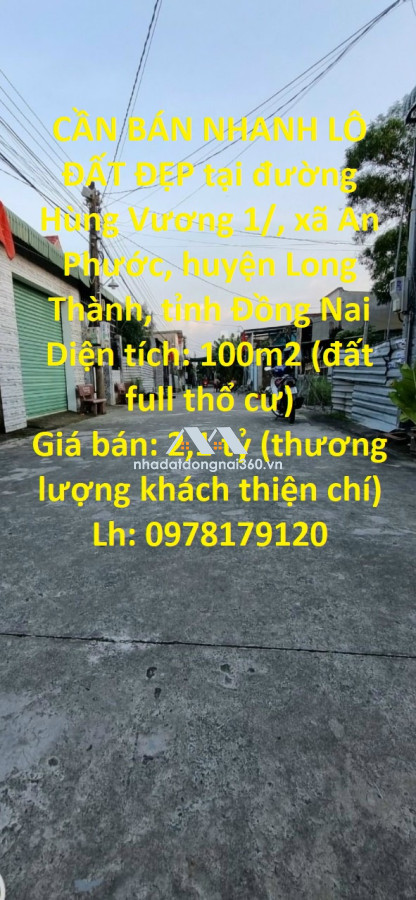 NHÀ ĐẸP – GIÁ TỐT – CHÍNH CHỦ CẦN BÁN Nhà 1 Trệt 1 Lầu Tại P. Tân Hiệp, TP Biên Hòa, Đồng Nai