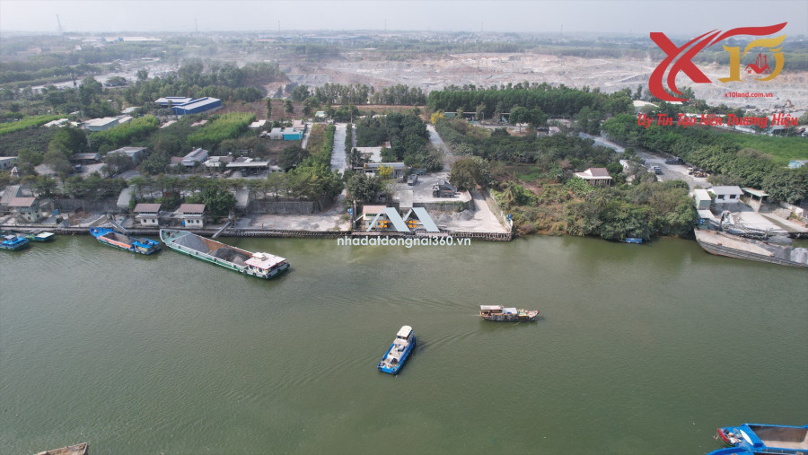 Bán đất bến Cảng thuỷ nội địa 7500m2 giá 50tỷ sông Đồng Nai